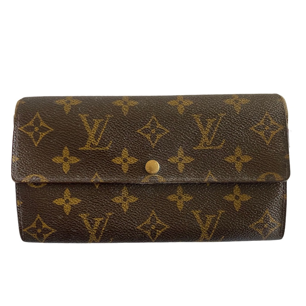 Vintage Louis Vuitton Monogram Sarah Long Wallet